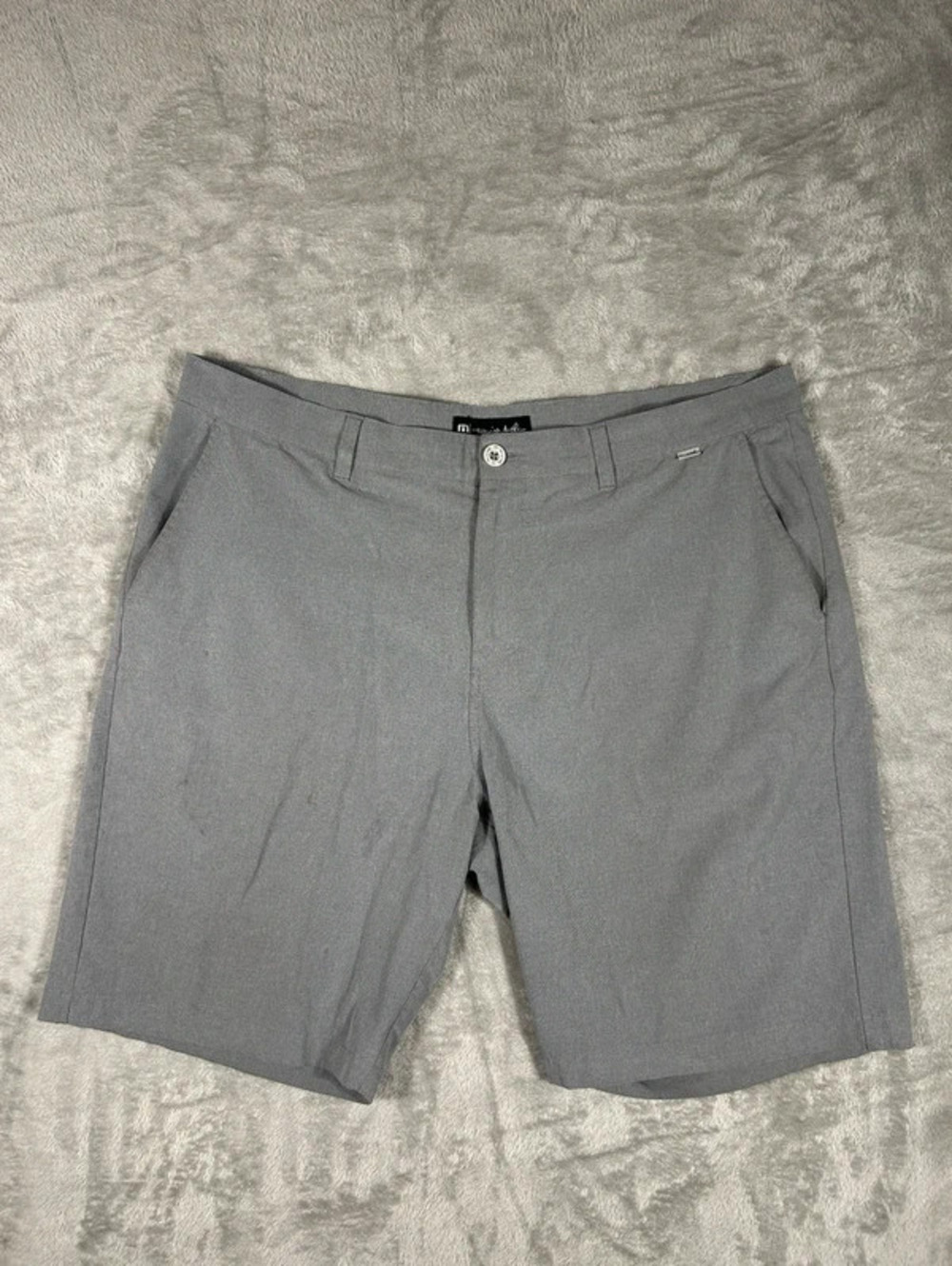 travis mathew golf shorts gray size 40